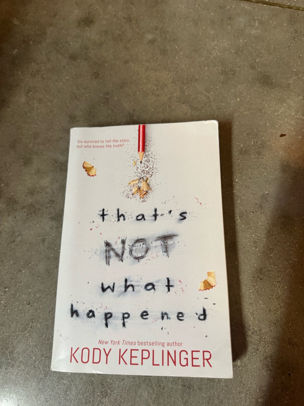 That’s not what happened book